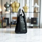 Michael Kors  black Saffiano leather Hamilton East West Studio gold bag tote Photo 3