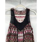 Daniel Rainn  Sleeveless Crochet Neck Tie Waist Tank Small Photo 1