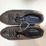 Ellemenno  Black Sneakers White Sold Gold Heel 8 Photo 2