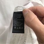 August Silk  white eyelet scoop neck tank top L Photo 5