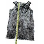 Byer California Vintage 90's  B Wear Blouse White Black Office Career Travel Sz M Photo 6