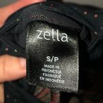 Zella Black Multi-Color Polka Dot Cropped Leggings Size Small Photo 5