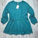 Green Long Sleeve Sweater Dress 3X Photo 0