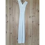 Lulus NWT  Thinking Out Loud White Backless Jumpsuit Cocktail Classy Size XS Photo 1