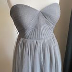 Jenny Yoo Collection Charcoal Gray Convertible Wren Tulle Dress Size 8 Photo 10