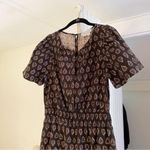 Anthropologie The Somerset Wide Leg Jumpsuit in Black Motif Size S Retail $168 Photo 9