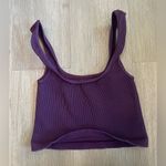 Free People NWOT  Happiness Runs Squareneck Crop Purple size XS/S Photo 1