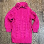 Skylar Rose Pink Cable Knit Sweater dress Photo 0
