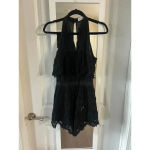 Alice McCALL 122  Better Be Good To Me Playsuit in Black Romper Size 8 Photo 3