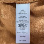 Market & Spruce New Floral Print Linen Blend Lace Trim Tank Top Brown Size Large Photo 10