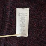 Michael Kors Michael Sweater Womens Small Burgundy Marled Knit Turtleneck Preppy Photo 6