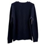 Bloomingdale’s Cashmere Sweater Men’s Size Medium Navy Blue Speckled Long Sleeve Photo 1