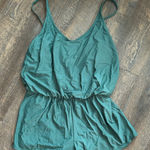 Ellen Tracy Women’s One piece swimsuit Romper Size 12 Sage Green Photo 0