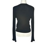 Magic Fit Large Black Long Sleeve top V Neck Photo 1