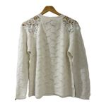 Andree by Unit Med  Women's Size Medium White Long Sleeve Sweater NWT Photo 8
