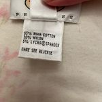 Talbots  Floral V Neck Button Down Cotton Sweater Petite Photo 3