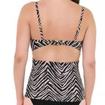ZeroXposur Women's  1/4-Zip Scuba Tankini Swim Top Photo 1