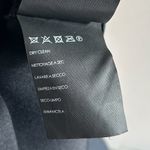 Club Monaco  Black Button-Front Mini Skirt Wool Blend Tailored Dark Academia sz 2 Photo 4