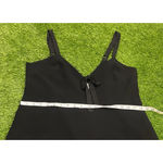 Cinq a Sept Audrey Romper Black Adjustable Flounce Hem Women's Sz. L $365 Size L Photo 13