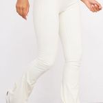 Pretty Little Thing White Flare Yoga Pants Photo 0