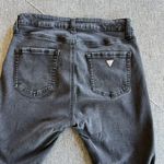 Guess  Jeans Womens 31 Destroyed Black Skinny‎ Distressed Stretch Photo 2