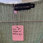 Pretty Little Thing green crop cardigan sweater Photo 1