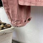 C&C California  Linen Blend Cropped Long Sleeve Trucker Jacket XS Photo 2