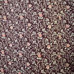 L.L.Bean  Floral Button Down Top Shirt Wrinkle Free Purple Pink Size Large Regular Photo 4