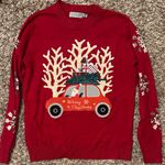 Lubot Christmas Sweater Medium Red Photo 0