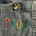 Disney Vintage Winnie The Pooh Denim Sleeveless Shirt Women’s L Photo 5