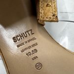 Schutz  Clear Cork Block Heel Victorie Heels Photo 11