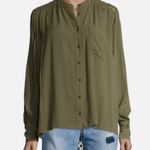 Free People 𝅺 The Best Blouse Crochet Lace Back Button Front Women’s Size Small Photo 13