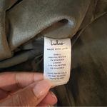 Lulus Wild at Heart Olive Green Vegan Suede Moto Jacket NWT Size S Photo 10