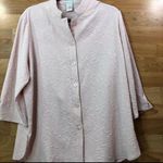 draper's & damon's Drapers & Damon’s Size XL Sleeveless Pale Pink Raised Floral style mater… Photo 0