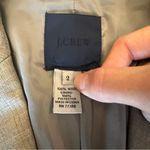J.Crew Womens Gray Slim Business Blazer Suit Jacket Size 2 100% Wool/Polyester Photo 2