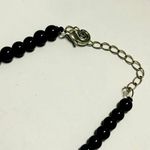 Handmade Jasper Obsidian Gem Fine Art Gemstone Bead Necklace Unisex Men Women Artist RARE Artisan Lobster Claw Clasp Closure Photo 1