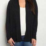 UVA Black Long Sleeve Cardigan Photo 0
