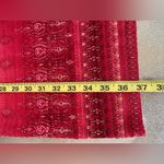 Pleat Pleat by Rafael Textured Ombre Pencil Skirt (1101) Red Size M Photo 7