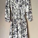 AQUA sz S Blue Floral boho flare maxi dress NWT Photo 0