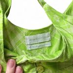 Urban Outfitters green plaid floral midi dress Photo 4