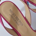 Nicky Hilton X French Sole Serpent Pink Snake Slingback Heels Size 8½ Photo 5