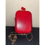 Elizabeth Arden‎ New York Red Box Purse with Chain Ball Clasps Photo 2