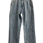Abercrombie & Fitch Curve Love High Rise Loose Jean Pleated Women's sz. 24 Photo 0