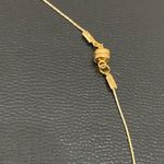 Amethyst Natural Raw Pendant Magnetic Clasp Gold-tone Skinny Chain Necklace Photo 10