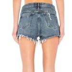 AGOLDE ‎ Parker Vintage Cutoff Organic Denim Shorts Mid Blue Denim Size 26 Photo 1