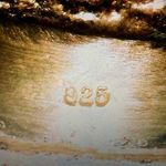 Sterling Silver SOLID VINTAGE handcrafted 925  woman’s ring ! Photo 3