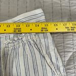 Anthropologie  Striped Linen Cotton Pants‎ Size Small Photo 3