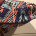 CROSSBODY BAG Geometric Print w Tassels Photo 4