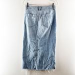 Kut From The Kloth  Brea Front Slit Midi Denim Skirt Medium Wash Blue 4 Photo 5