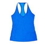 Lululemon Wild And Free Tank Top Bright Shocking Blue Mesh Back Size 6 Photo 3